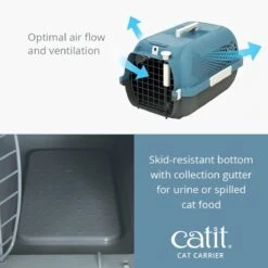 Catit Transportín Profile - S Gris -Animalear Ventas v41380 cat carrier product 3 1 1 1 1 64a9f1c5c8b1c